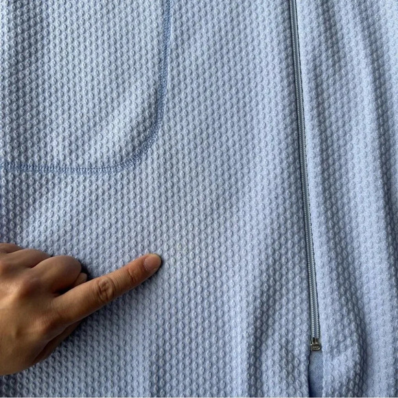 Vintage Diamond Tea Textured Zip Up Uniform Style Mini Dress - Picture 13 of 13